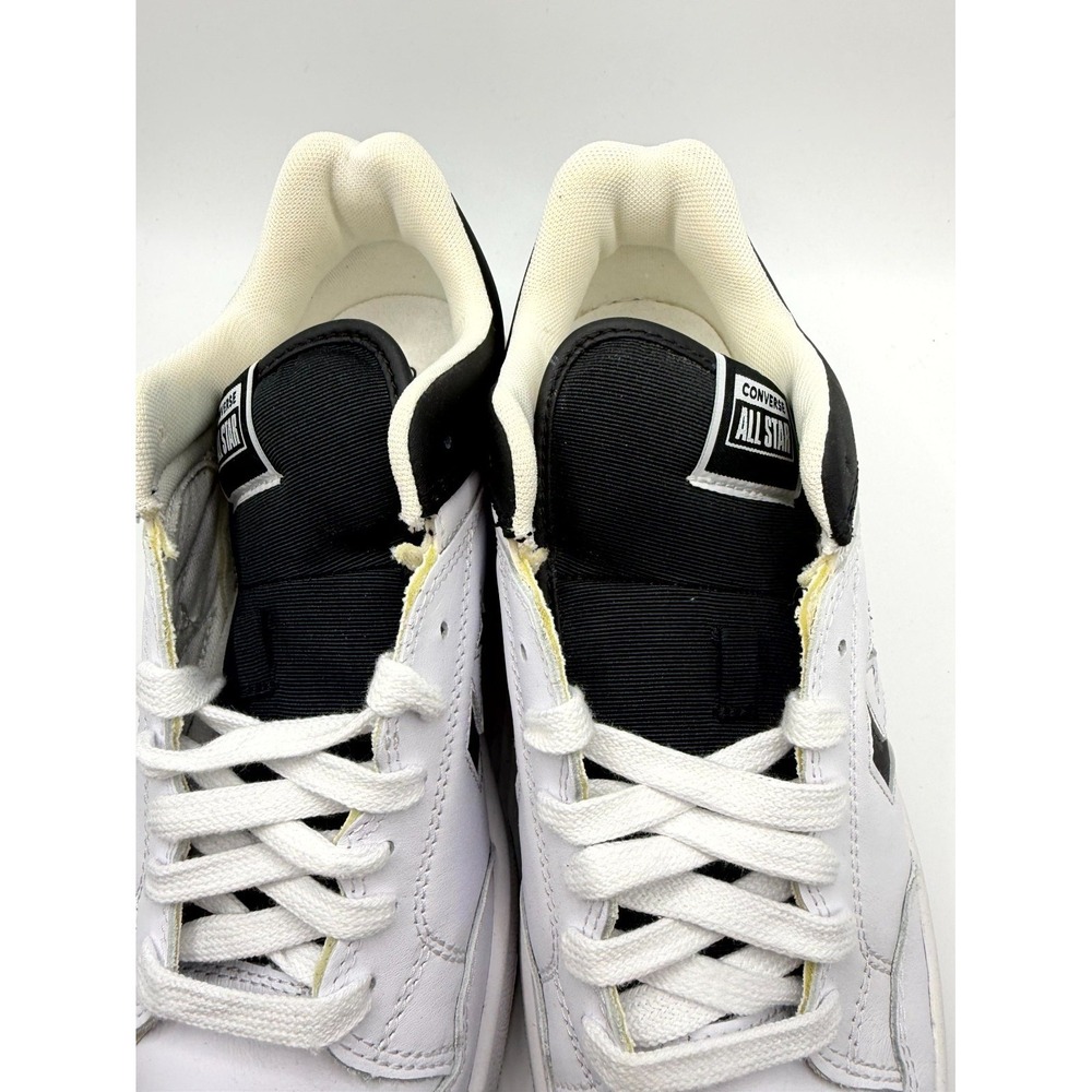 Converse Weapon A10203C Mens 10 Sneaker White Black Leather Skateboard Shoes - Picture 6 of 11